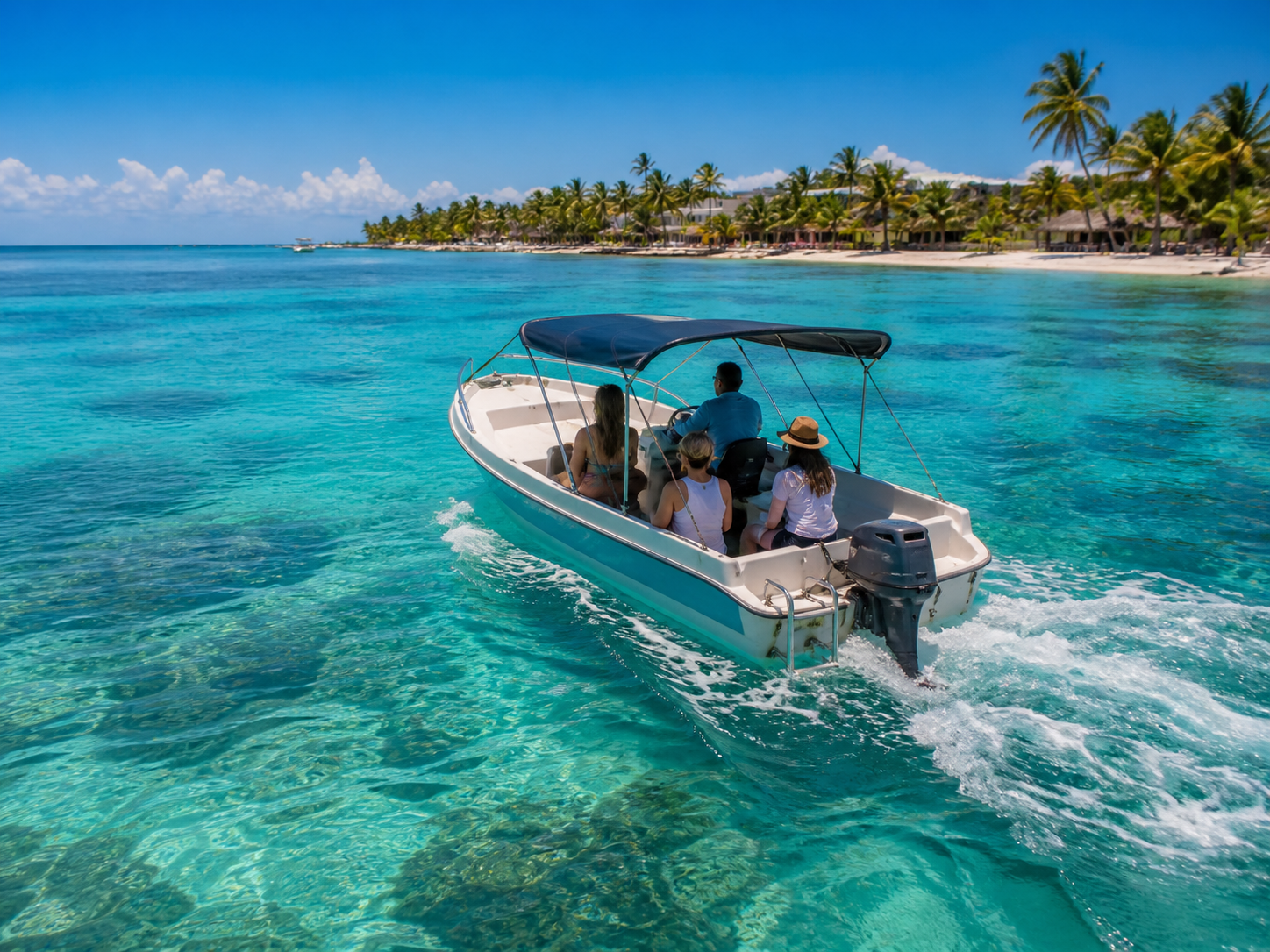 Aguas turquesa de Banco Chinchorro