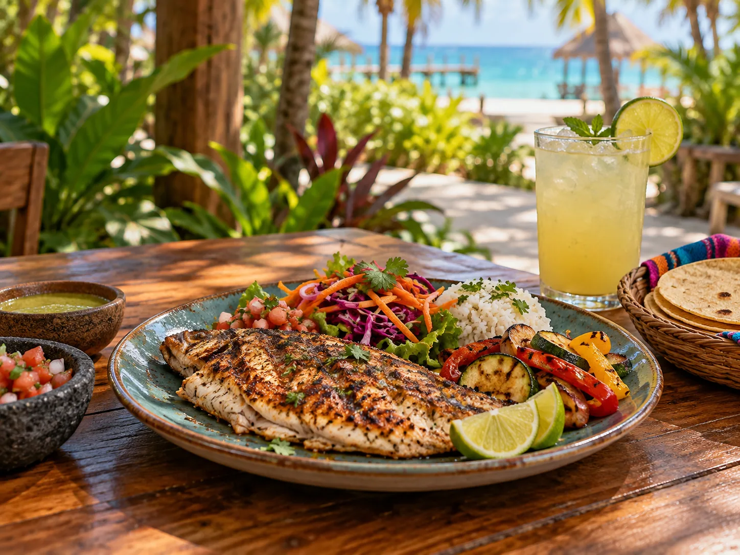 Imagen ilustrativa de alimentos en Mahahual